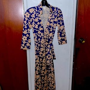 Diane von Fürstenberg vintage maxi dress